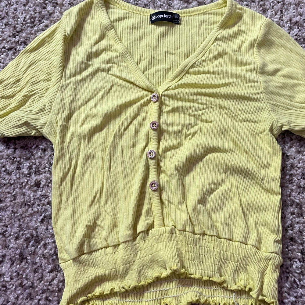 Yellow shirt